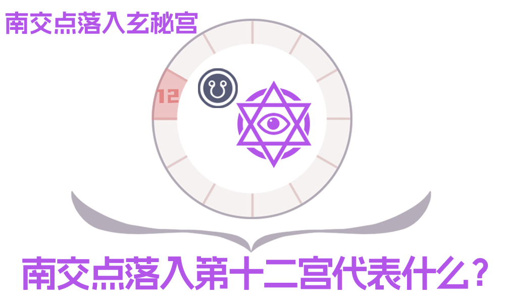 南交点落入第十二宫（玄秘宫）的性格特征_全面解析南交点落入第十二宫（玄秘宫）