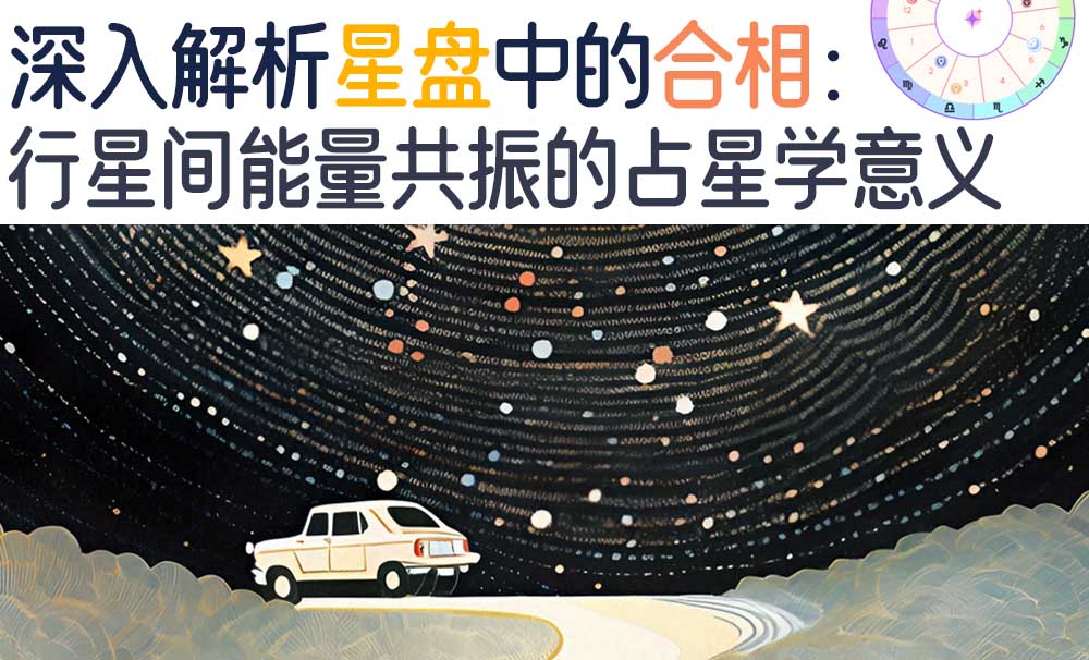 深入解析星盘中的合相：行星间能量共振的占星学意义