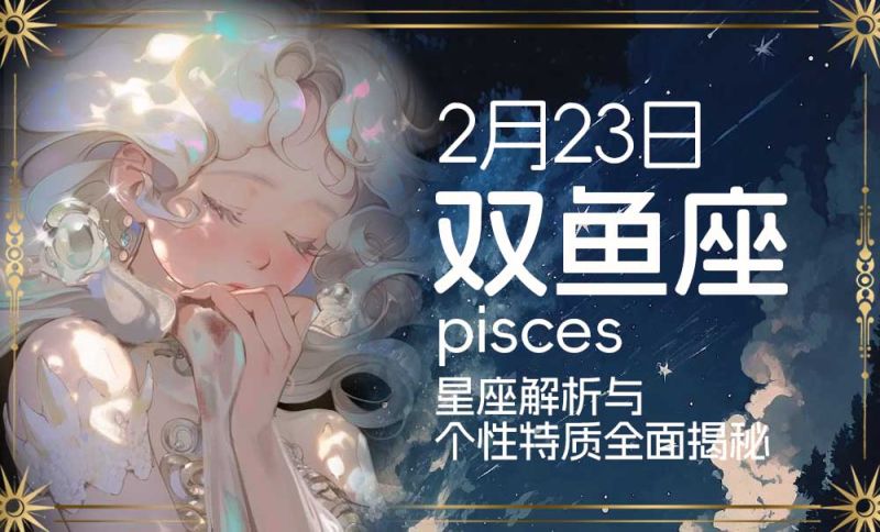 2月23日出生的人属于双鱼座