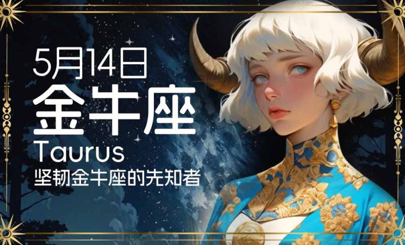 5月14日是什么星座？5月14日：坚韧金牛座的先知者