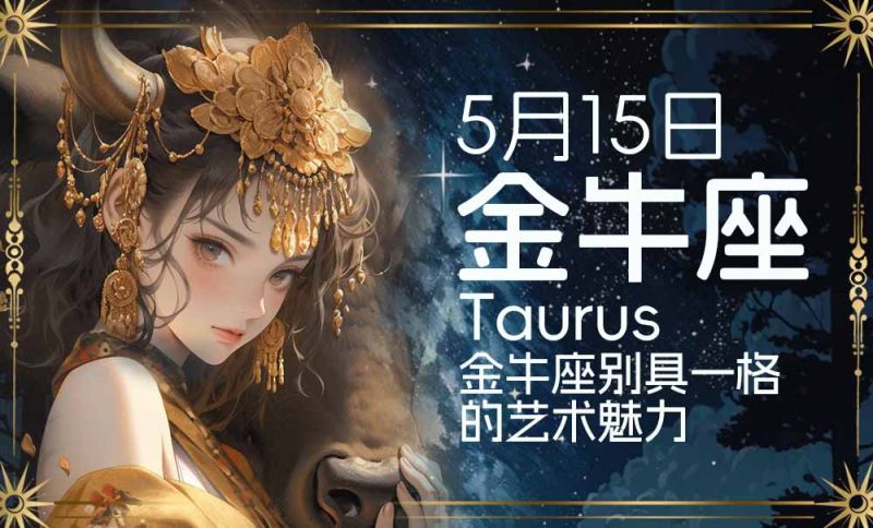 5月15日是什么星座？5月15日：金牛座别具一格的艺术魅力