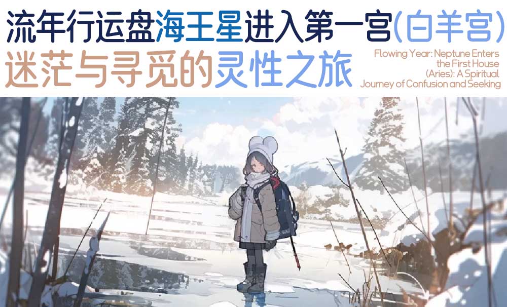 流年行运盘海王星进入第一宫（白羊宫）：迷茫与寻觅的灵性之旅