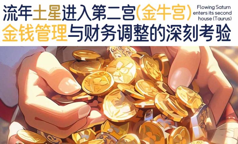 流年土星进入第二宫（金牛宫）：金钱管理与财务调整的深刻考验