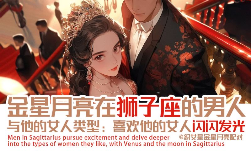 金星/月亮在狮子座的男人与他的女人类型：喜欢他的女人闪闪发光