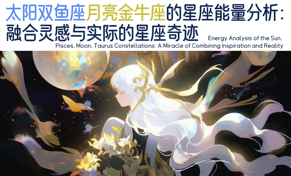 太阳双鱼座月亮金牛座的星座能量分析：融合灵感与实际的星座奇迹