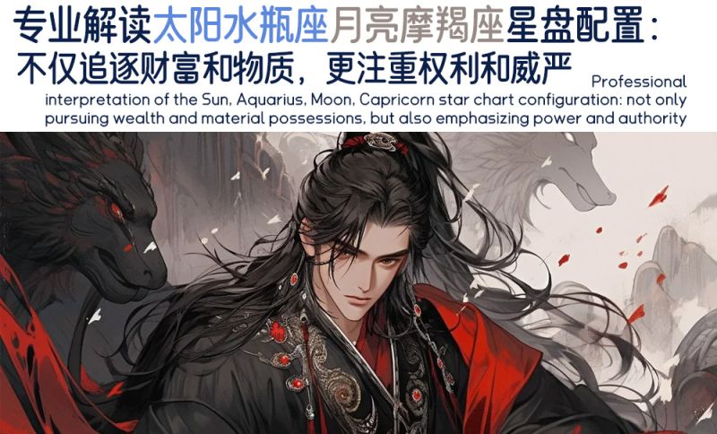 专业解读太阳水瓶座月亮摩羯座星盘配置：不仅追逐财富和物质，更注重权利和威严