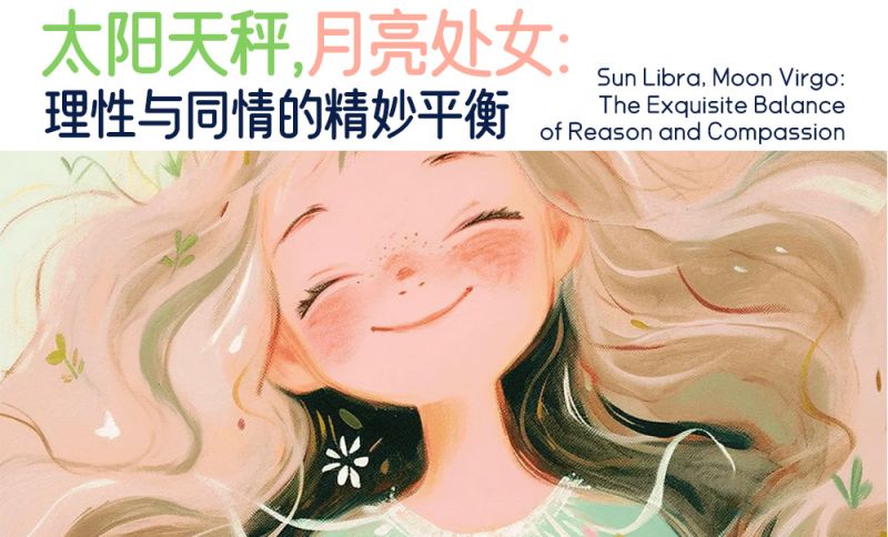 太阳天秤，月亮处女：理性与同情的精妙平衡