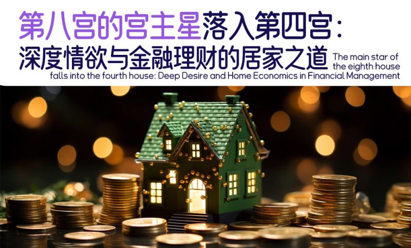 第八宫的宫主星落入第四宫：深度情欲与金融理财的居家之道