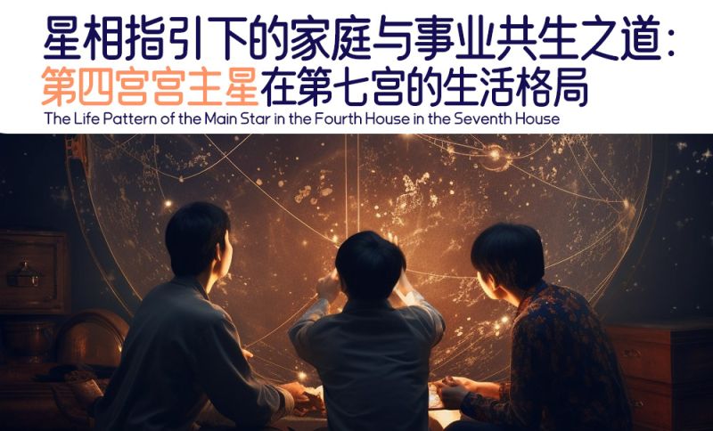 星相指引下的家庭与事业共生之道：第四宫宫主星在第七宫的生活格局