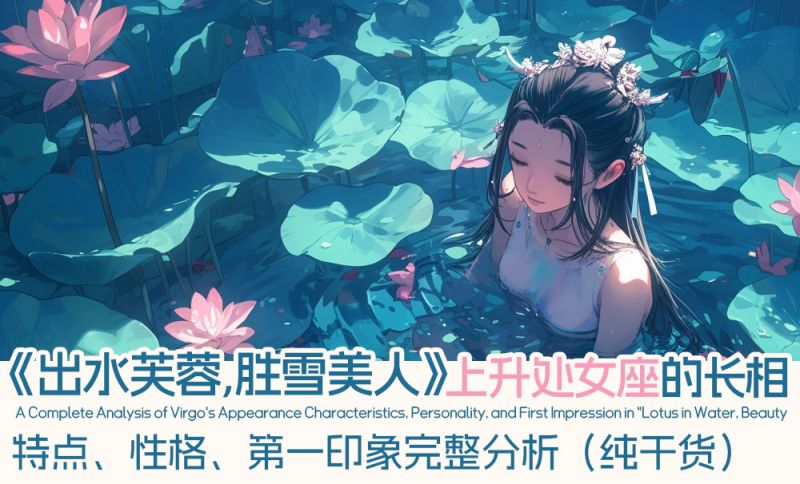 《出水芙蓉，胜雪美人》上升处女座的长相特点、性格、第一印象完整分析（纯干货）