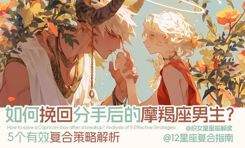 如何挽回分手后的摩羯座男生？5个有效策略解析
