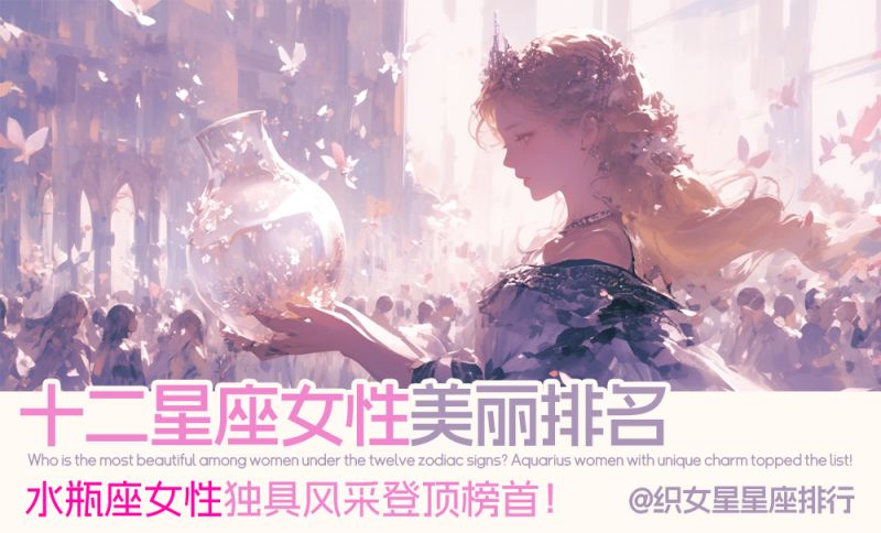 十二星座女性美丽排名|十二星座女谁最美？水瓶座女性独具风采登顶榜首！