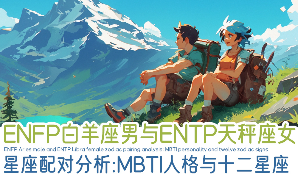 ENFP白羊座男与ENTP天秤座女星座配对分析：MBTI人格与十二星座