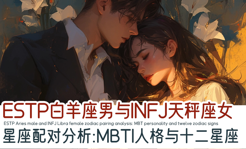 ESTP白羊座男与INFJ天秤座女星座配对分析：MBTI人格与十二星座