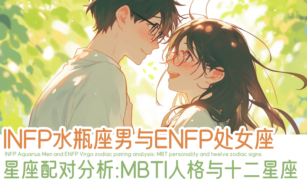 INFP水瓶座男与ENFP处女座星座配对分析：MBTI人格与十二星座