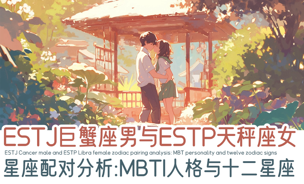 ESTJ巨蟹座男与ESTP天秤座女星座配对分析：MBTI人格与十二星座