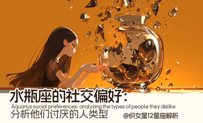 水瓶座的社交偏好：分析他们讨厌的人类型