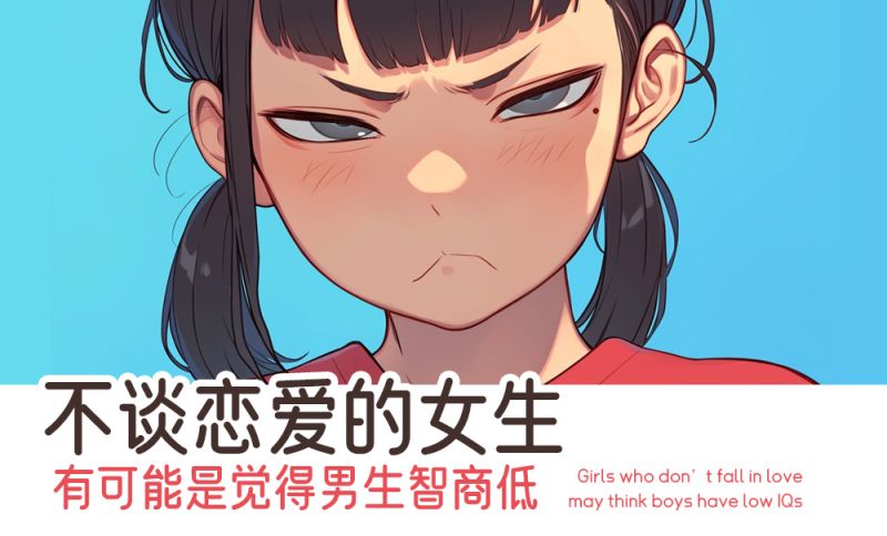 不谈恋爱的女生真的觉得男生有问题吗