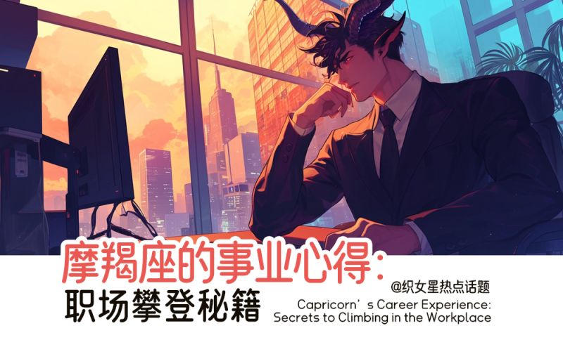 摩羯座的事业心得