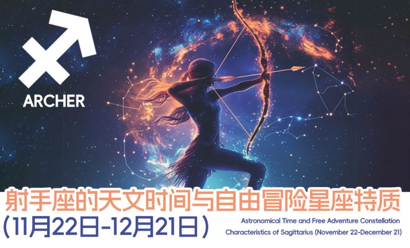 射手座的天文时间与自由冒险星座特质（11月22日-12月21日）