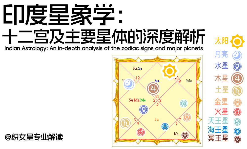 印度星象学：十二宫及主要星体的深度解析