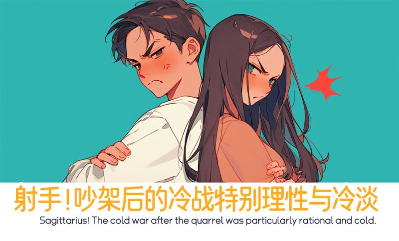 射手座，吵架后的冷静与思考