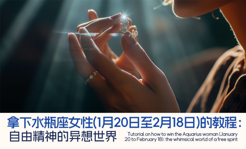 拿下水瓶座女性（1月20日至2月18日）的教程：自由精神的异想世界