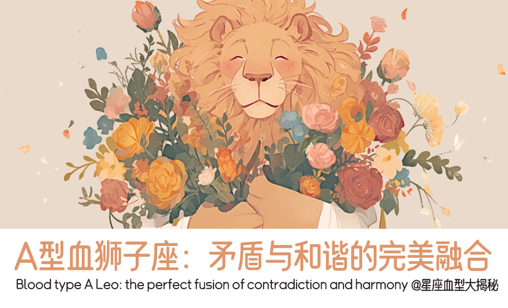 A型血狮子座：矛盾与和谐的完美融合