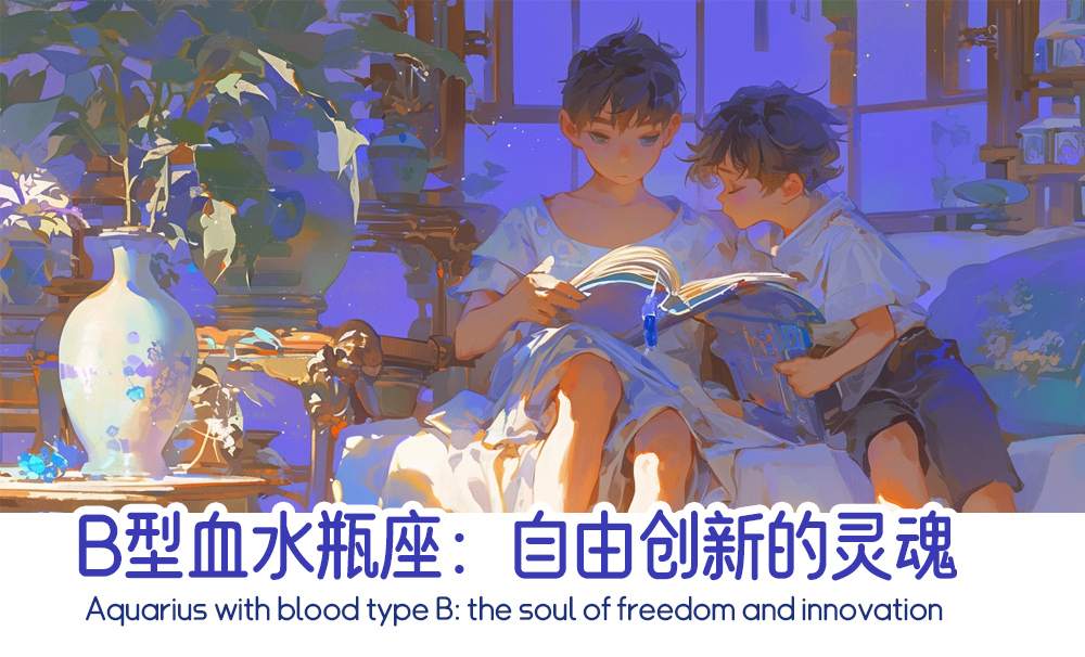 B型血水瓶座解析：自由创新的灵魂