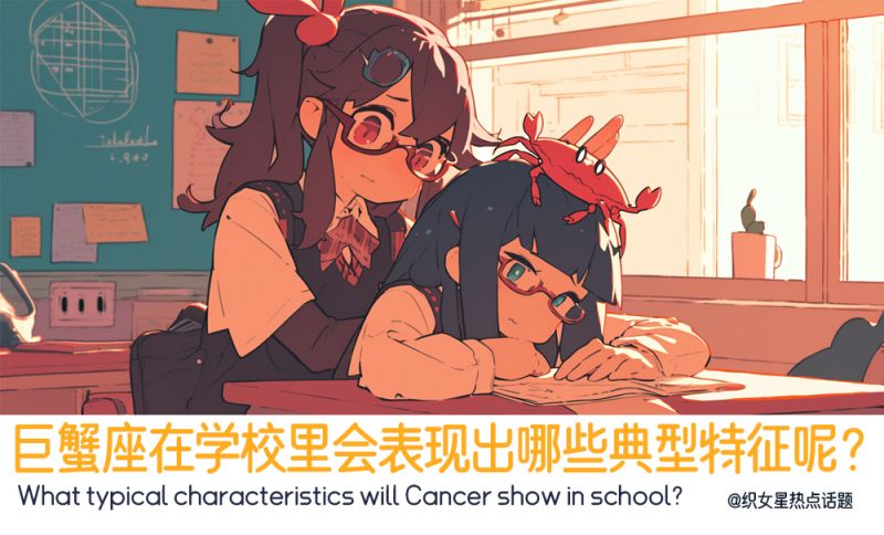 巨蟹座在学校表现