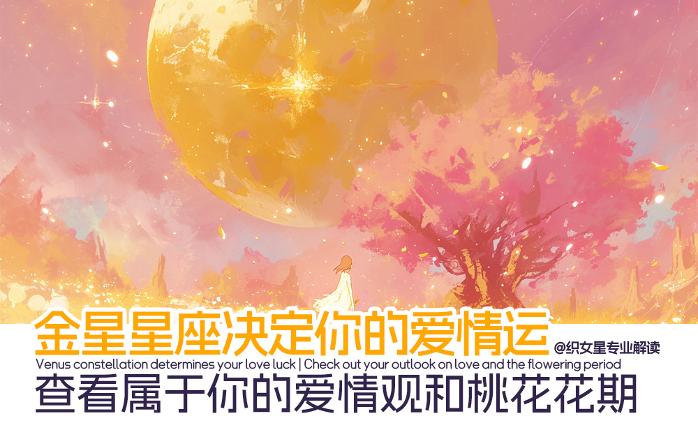 金星星座决定你的爱情运｜查看属于你的爱情观和桃花花期