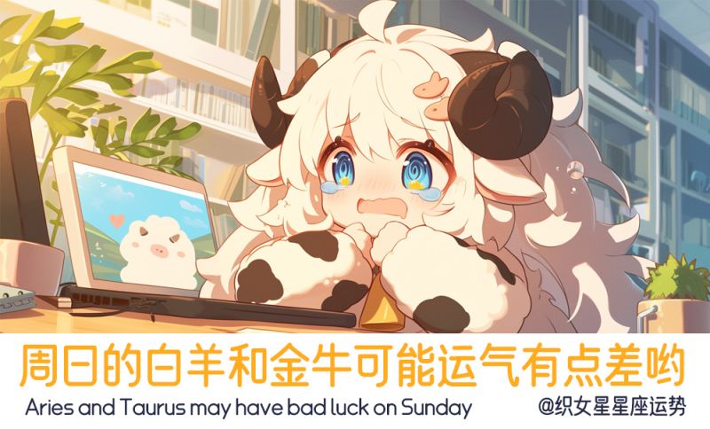 周日的白羊和金牛可能运气有点差哟