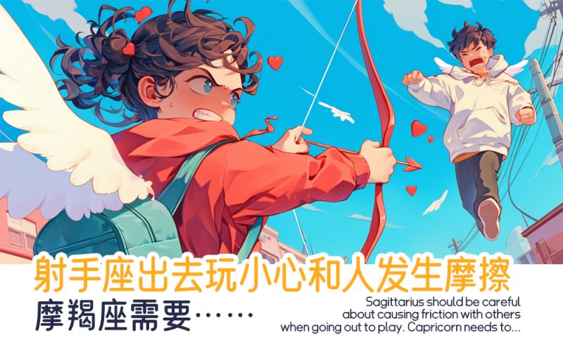 射手座出去玩小心和人发生摩擦，摩羯座需要……