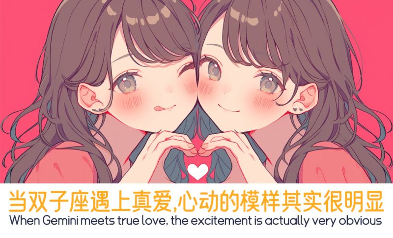 当双子座遇上真爱，心动的模样其实很明显