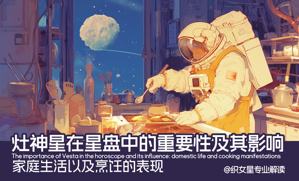 灶神星在星盘中的重要性及其影响_灶神星占星查询：家庭生活以及烹饪的表现