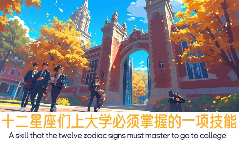 十二星座们上大学必须掌握的一项技能