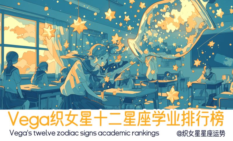Vega织女星十二星座学业排行榜