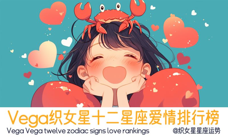 Vega织女星十二星座爱情排行榜