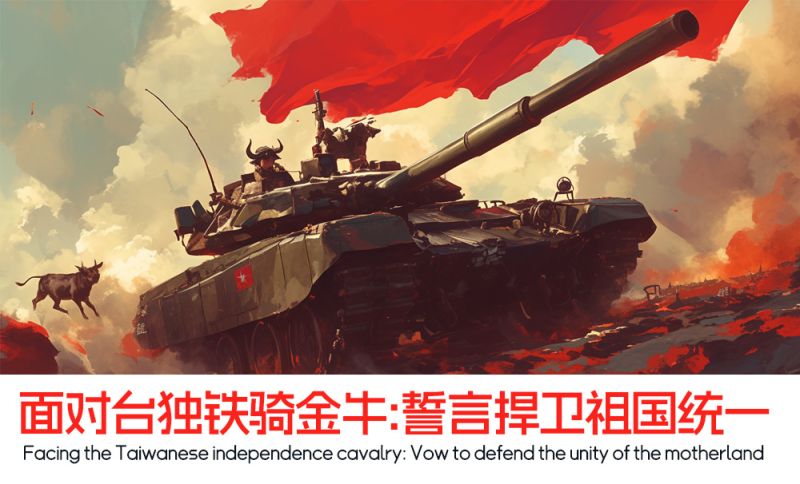 面对台独铁骑金牛：誓言捍卫祖国统一