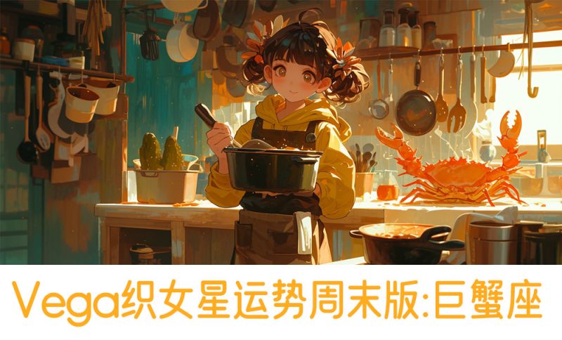 Vega织女星运势周末版：巨蟹座