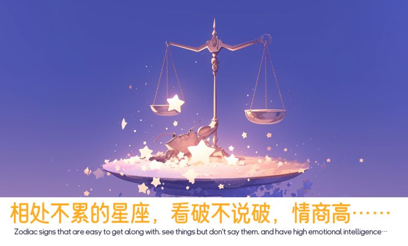 相处不累的星座，看破不说破，情商高……