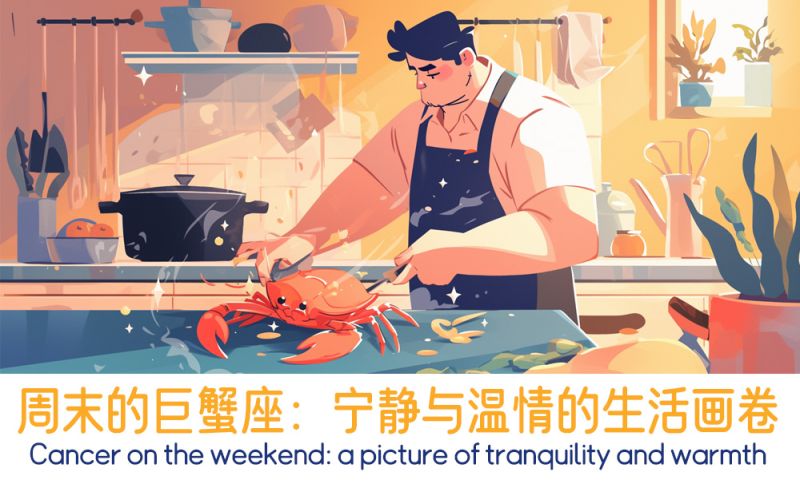 周末的巨蟹座：宁静与温情的生活画卷