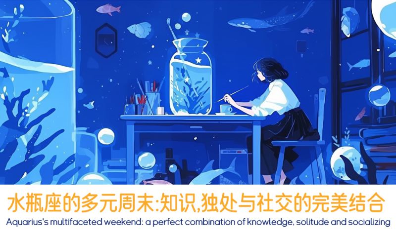 水瓶座的多元周末：知识、独处与社交的完美结合