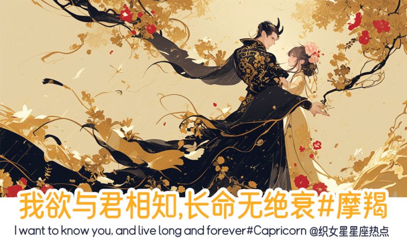 我欲与君相知，长命无绝衰#摩羯
