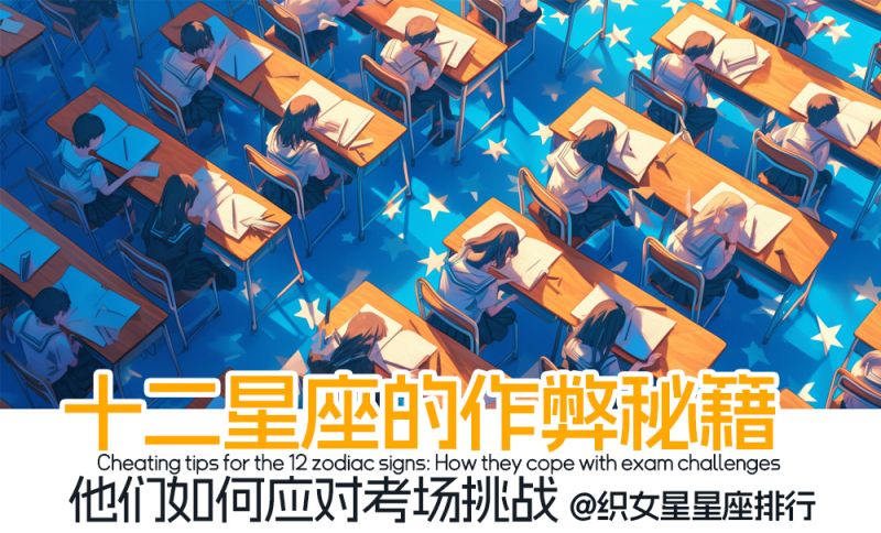 十二星座的作弊秘籍：他们如何应对考场挑战