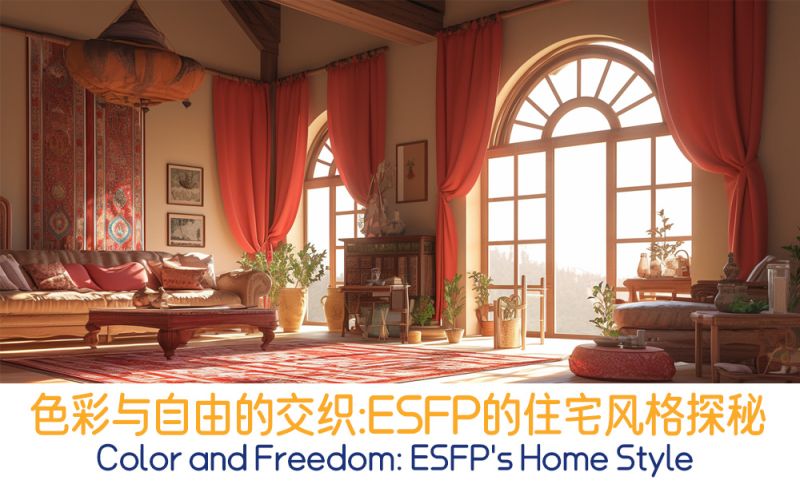 色彩与自由的交织：ESFP的住宅风格探秘