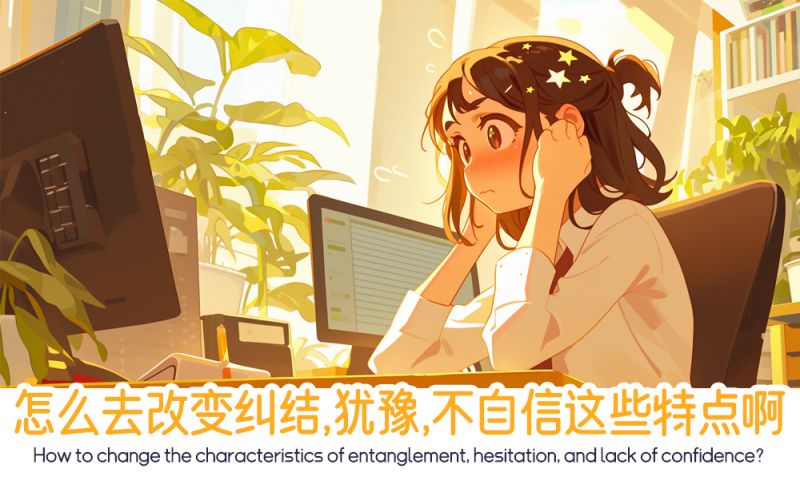 怎么去改变纠结，犹豫，不自信这些特点啊