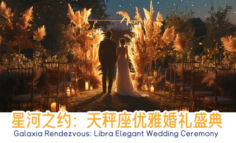 星河之约：天秤座的优雅婚礼盛典