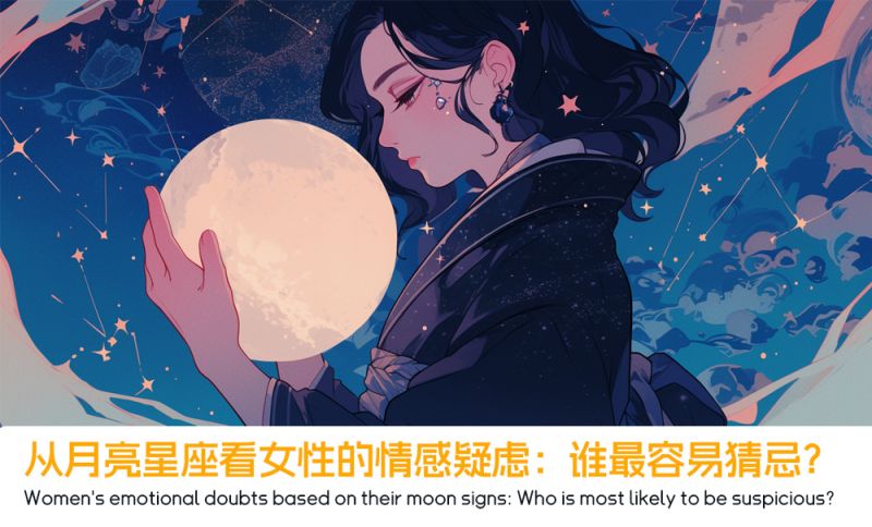 从月亮星座看女性的情感疑虑：谁最容易猜忌？