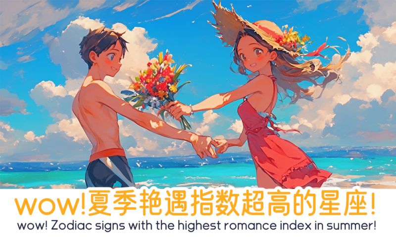 wow！夏季艳遇指数超高的星座！
